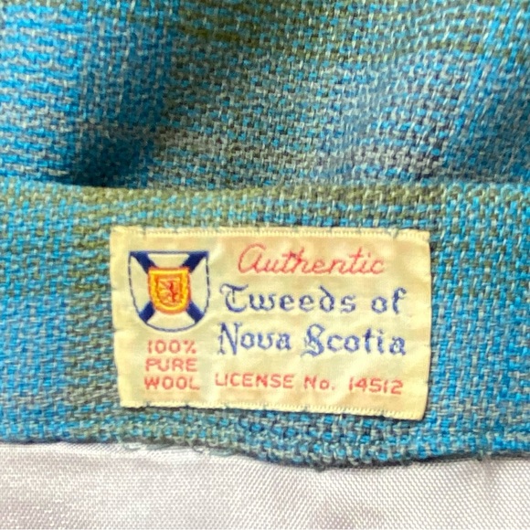 Vintage 60s Plaid Wool Dress & Blazer Tartan Authentic Tweeds of Nova Scotia - Picture 14 of 14